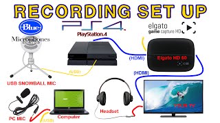 TO CAPTURE EVERYTHING ELGATO HD & HD60 PS4 USB MICROPHONE