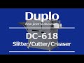 Duplo DC 618 - New Slitter Cutter Creaser Introduction (English)
