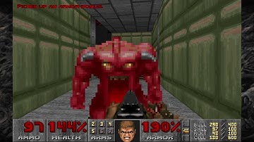 Doom Walkthrough E1M7 100% Ultra Violence