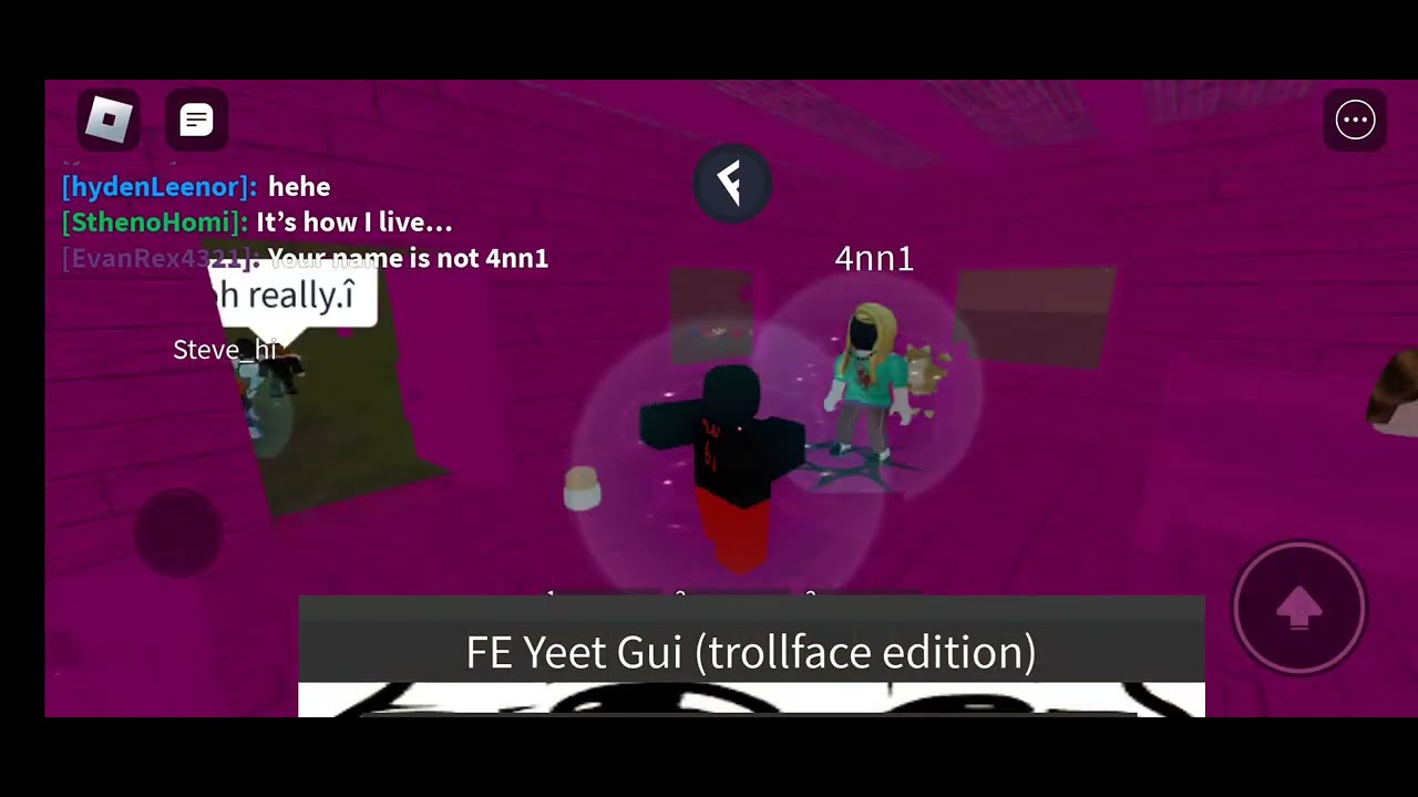 Fe Yeet GUI!  (Credits To Owner) Mobile Support Script on  Desc