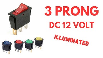 How to Wire a 12V Illuminated 3-Prong Rocker Switch for Cars, Motorcycles, and Boats