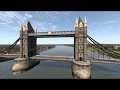 IL-2 STURMOVIK BLITZ - SPITFIRE IIa - BUZZING LONDON BRIDGE &amp; PARLIAMENT - John Sims Cooper City