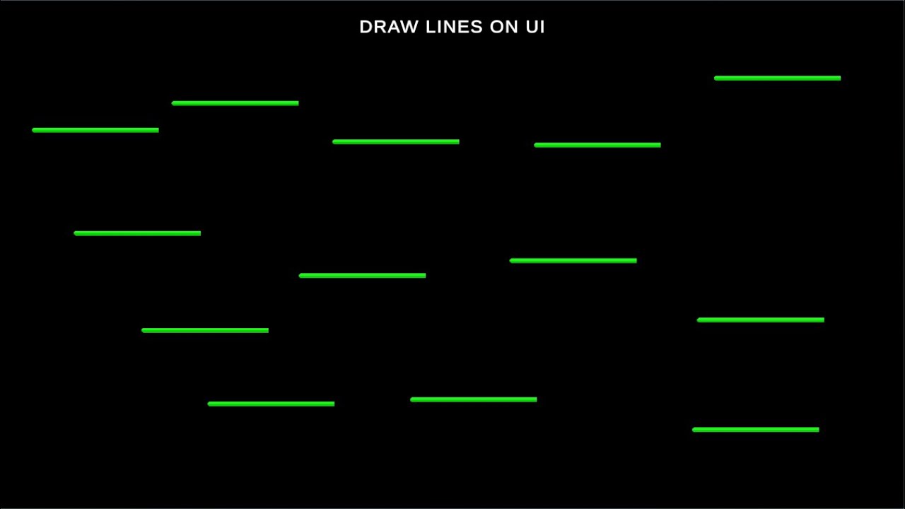Draw lines on screen in unity tutorial - YouTube