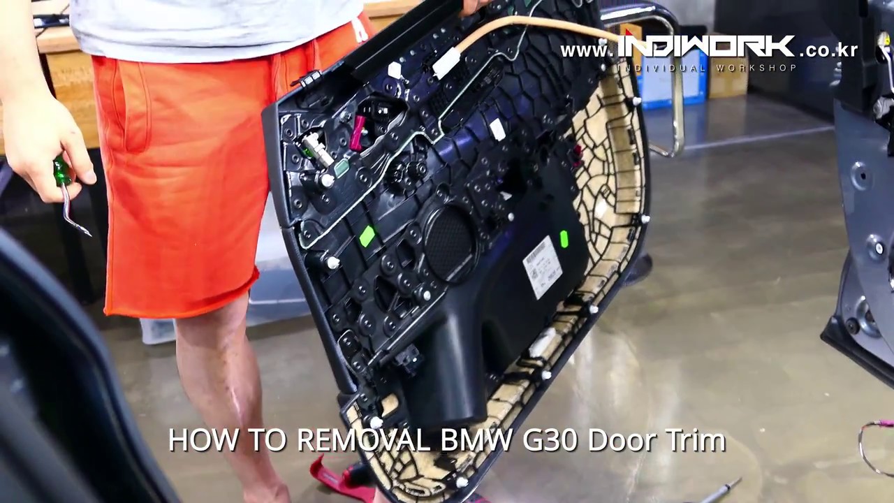 How to removal BMW G30 Door Trim by 인디웍 indiwork YouTube