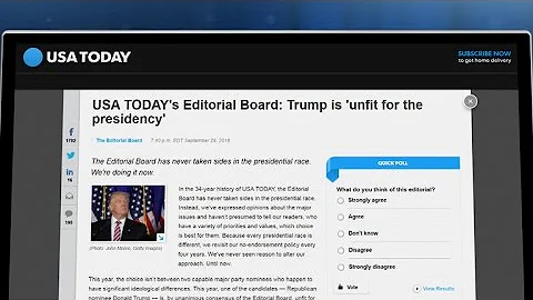 USA Today calls Trump "unfit for the presidency"