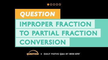 The EASIEST Way to Do Partial Fractions (with Long Division)