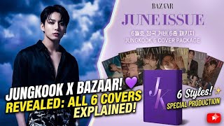 Revealed! The Reason Why Harper's Bazaar Created 6 Special Covers for Jungkook screenshot 1