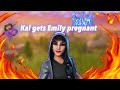 Fortnite roleplay- Kai gets Emily pregnant(Highscool crush part 2)a fortnite short flim#839