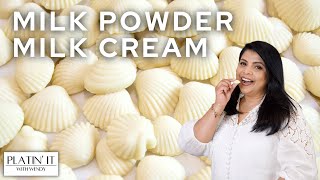 Easy HOMEMADE Milk Powder Milk Cream | Milk Fudge Recipe