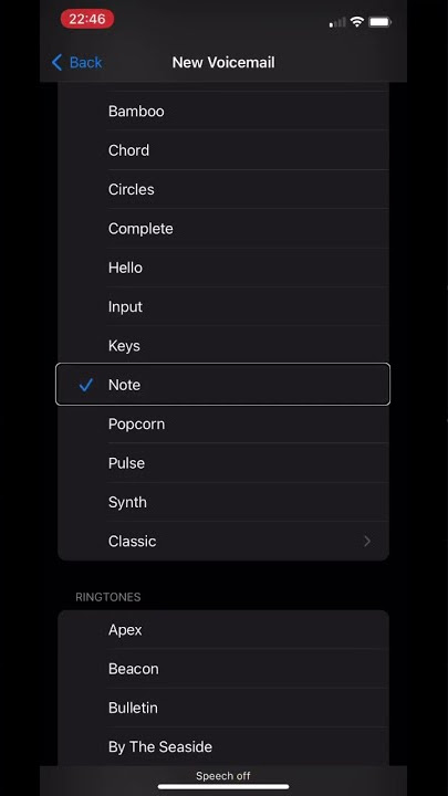 note, Apple iPhone, notification sound