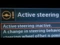 🔄🚘 BMW Active Steering inactive.