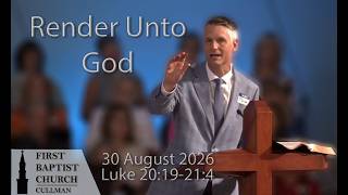 August 30, 2026 - 8:00 AM Service