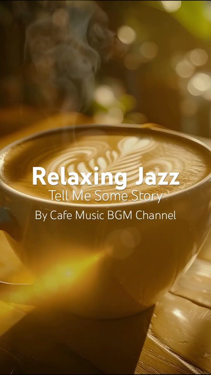 Latte Perfection: Relaxing #Smooth azz Plays Softly as #Sunlight Dances Across a #WarmCafé Table