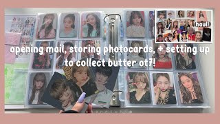 ❛ opening mail, storing photocards, + setting up to collect bts butter ot7! ༉‧₊˚✧ screenshot 1