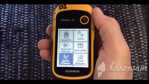 Selection and marking of routes using hand held GPS