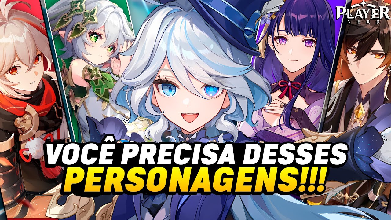 Genshin Impact - Guia do FREE TO PLAY, Quais Personagens Upar