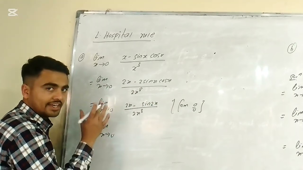“Step-by-Step Solution of Limit Using L’Hospital Rule”