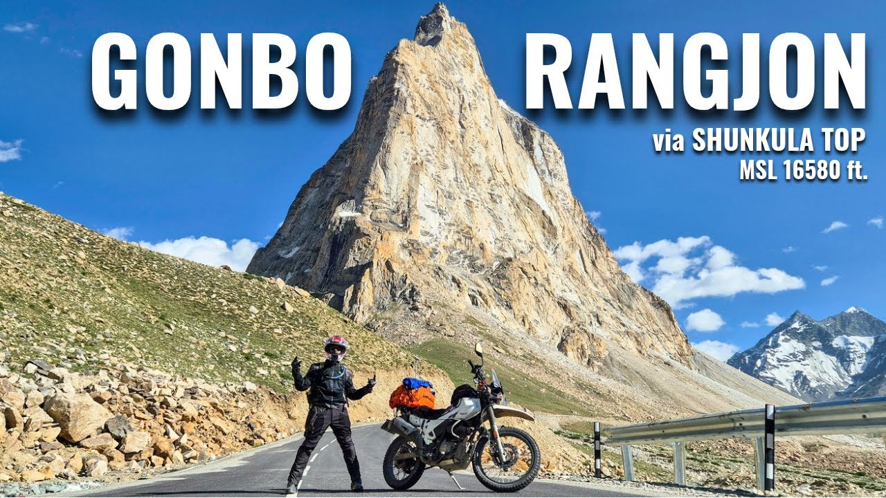 Gombo Rangjon via Shinkula Top | Manali to Zanskar Ride Through Atal ...