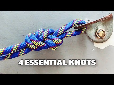 4 Essential Knots You Need to Know - YouTube