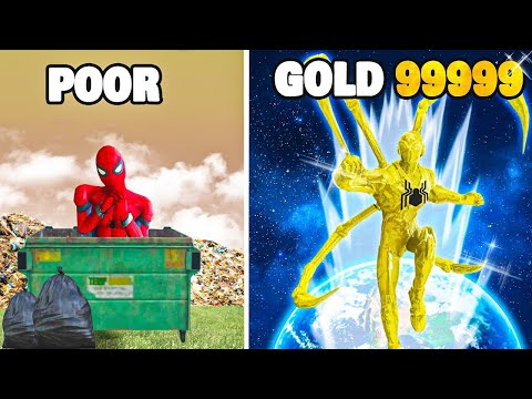 Upgrading to GOLD Spiderman in GTA 5