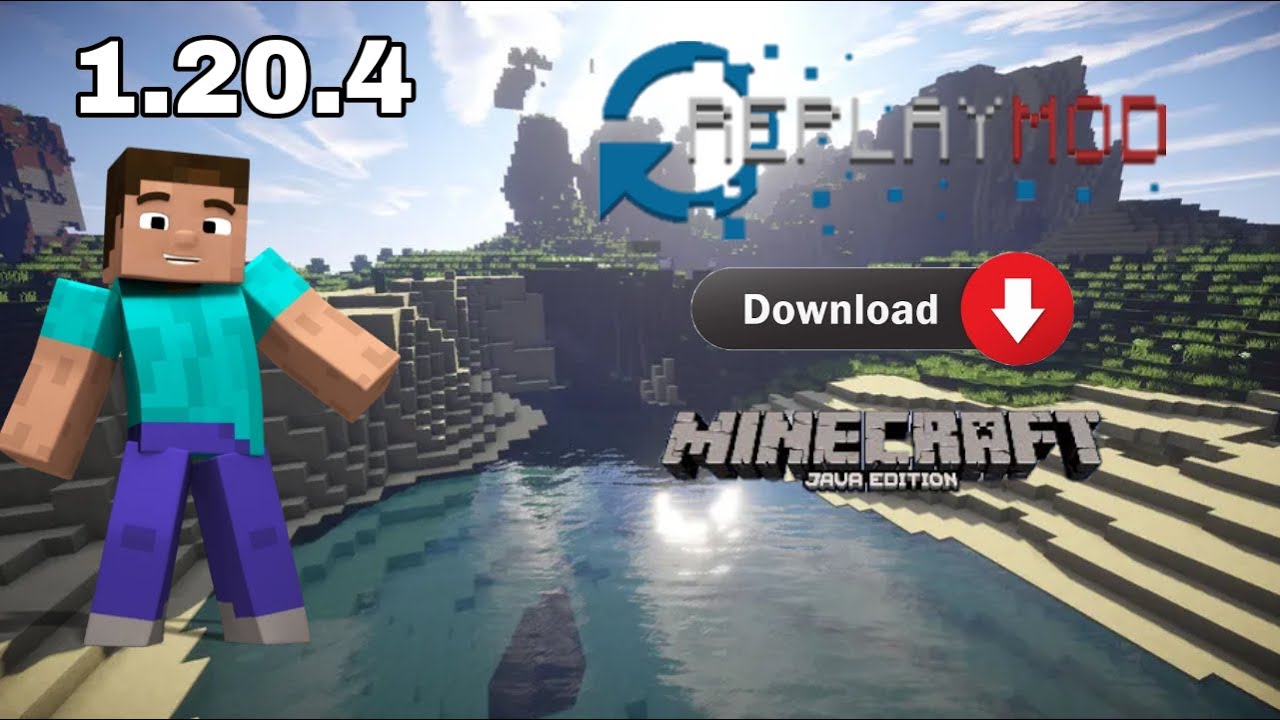 HOW TO DOWNLOAD AND SAVE REPLAY MOD IN MINECRAFT JAVA 1.20.4 EASY ...