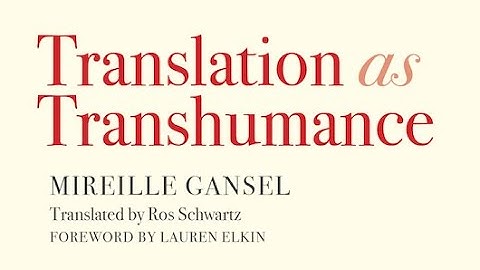 Translation as Transhumance