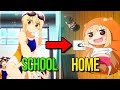 Perfect at school girl but a lazy otaku at home  anime recap