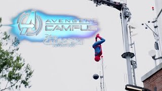 Spider-Man Swings in Avengers Campus at Disney California Adventure Park