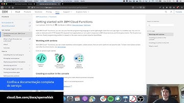 Serveless funtions at IBM Cloud
