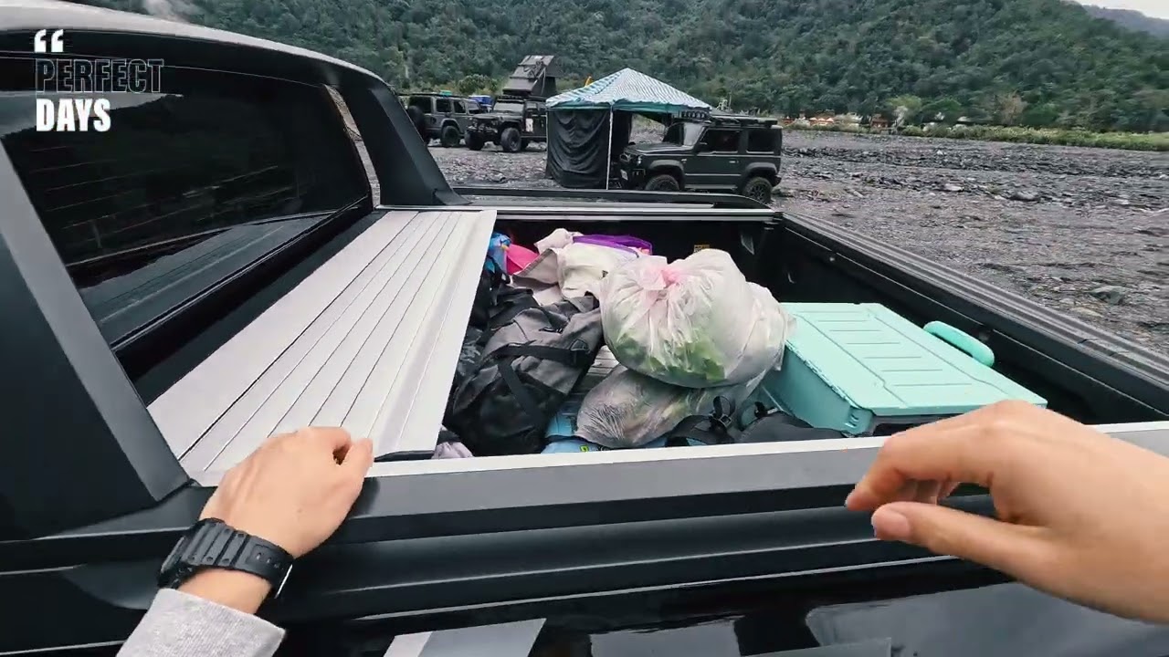 全家第一次體驗北部越野車野營溫泉勝地