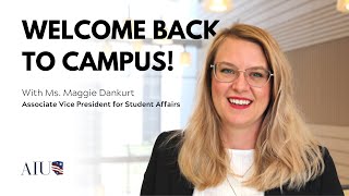 Welcome back to campus! | AVP for Student Affairs