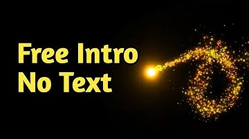 Best 3 Intro Template Video Ni Text | Light and gold particles background copyright free