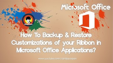 🔧Master Microsoft Office: Backup & Restore Your Ribbon Customizations!