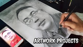 How to do art commisions | Step by step drawing process