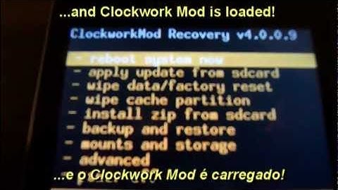 Clockwork Mod for/para Galaxy Ace: Install or Remove / Instalar ou Remover