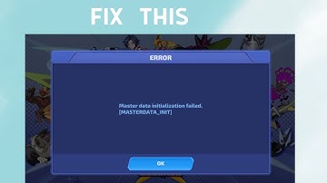 How to Fix "Master data initialization failed" Error in Smash Legends