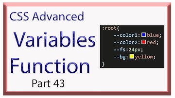 CSS Advance CSS Variables Function Hindi