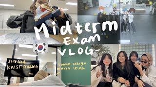 Uni diaries🇰🇷 | Persiapan Ujian di Korea, study group  + What's in my bag!
