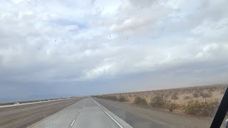 Hurricane Hillary Live driving from Arizona to Los Angeles CA Palm springs I10 WEST