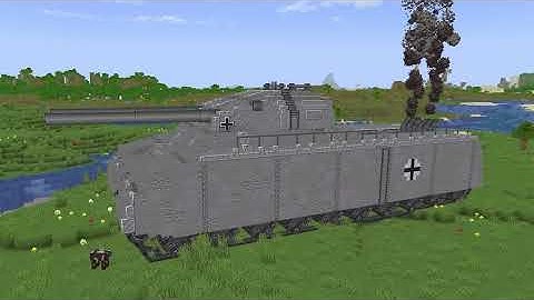 I Built The BIGGEST Working Tank EVER With Create Mod