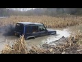 Tong parkwood 4x4 off road Land Rover Sinking in the pond Land Rover discovery