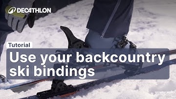 TUTORIAL - How to use your backcountry ski bindings (plate) 🎿 | Decathlon