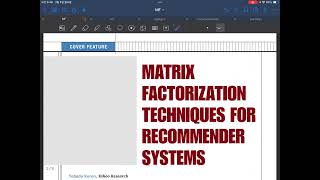 [추천 시스템 논문 읽기] Matrix Factorization Techniques for Recommender Systems
