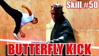 Learn how to Butterfly Kick like Darth Maul