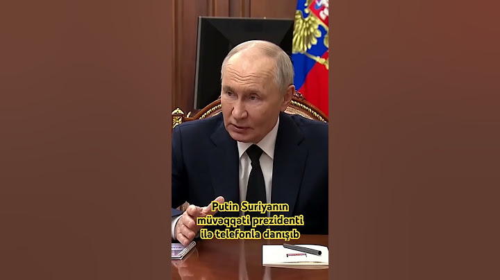 Putin Suriyanın müvəqqəti prezidenti ilə telefonla danışıb