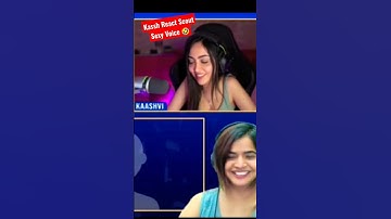Kaash React Scout Your Voice Are So Sexy🤣//Scout shocked😱@officialscoutop @KaashPlays @SuhaniShah