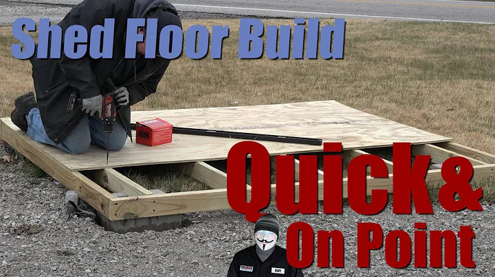 Building Shed Floor How To Build Foundation Base Platform DIY Flooring From Scratch With Deck Blocks