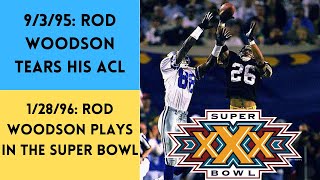 The Time Rod Woodson Played in Super Bowl XXX After Tearing His ACL -  YouTube