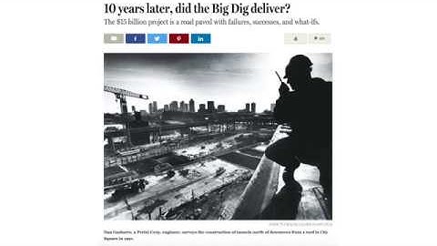 The Boston Globe- Big Dig