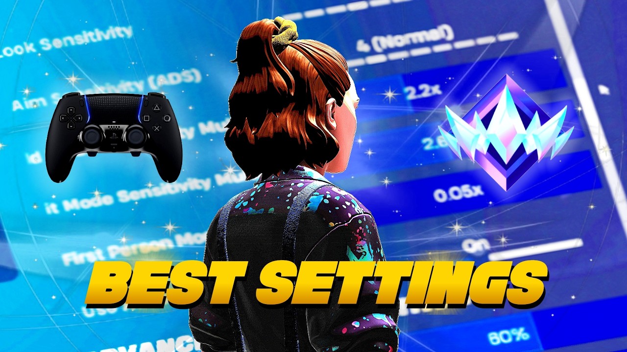 *New* BEST Controller Settings + Sensitivity 🎮 (PS4/PS5/XBOX/PC)